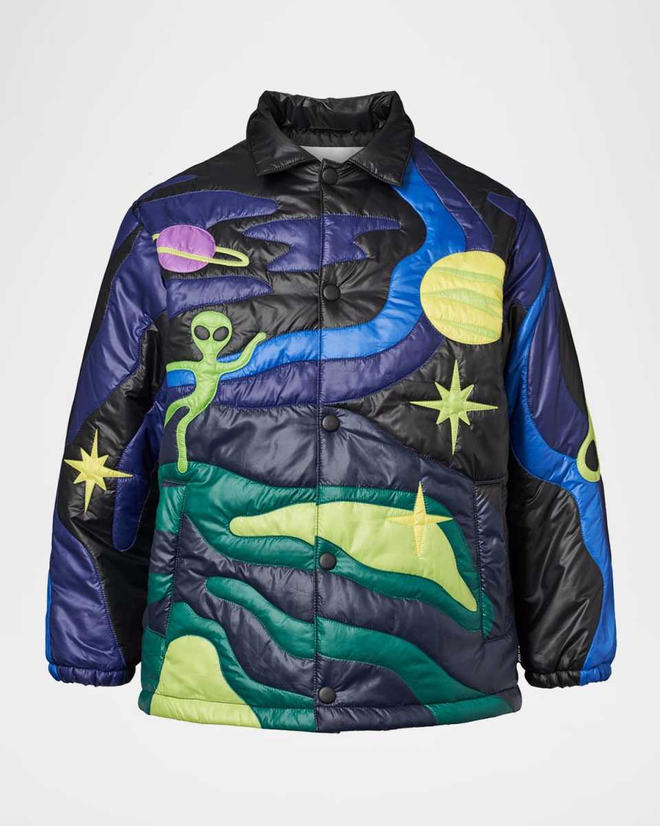 Boy's Haraldur Space Quilted Jacket, Size 4-